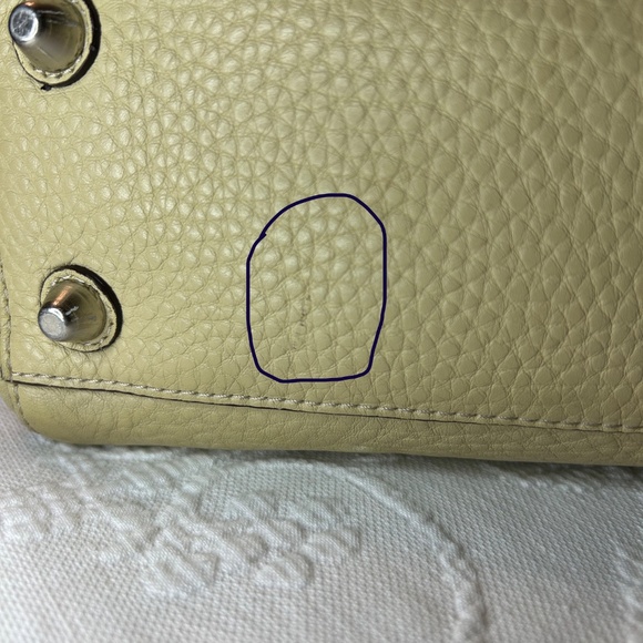 Coach Pebbled Leather Hampton Satchel - Picture 8 of 10
